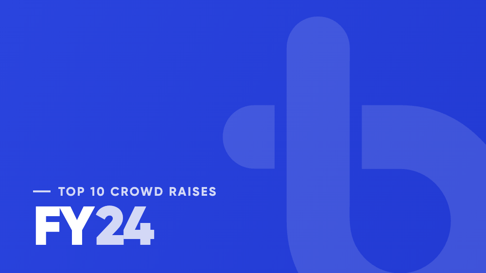 Top 10 crowd raises of FY2024