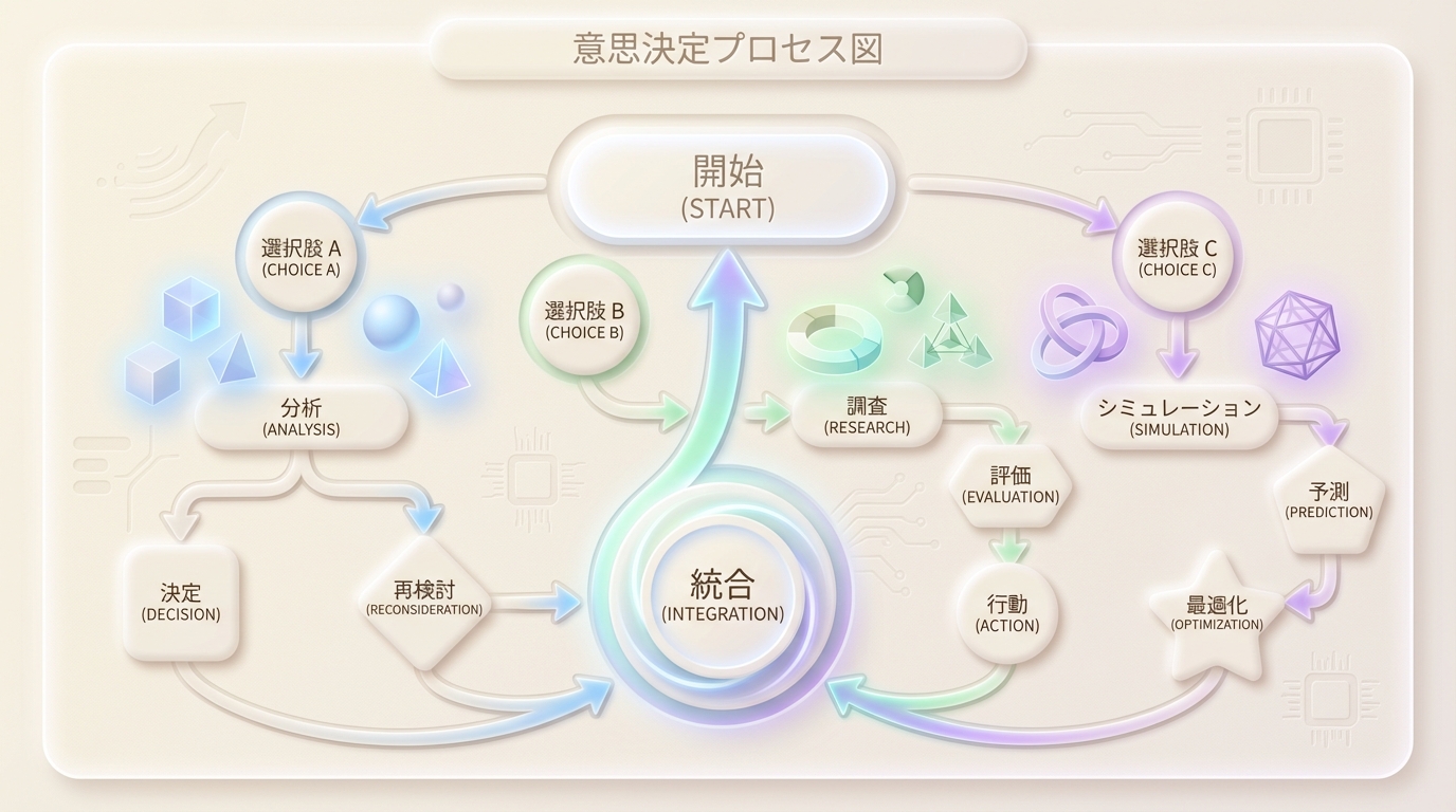 着手点不明の課題を図解で表現