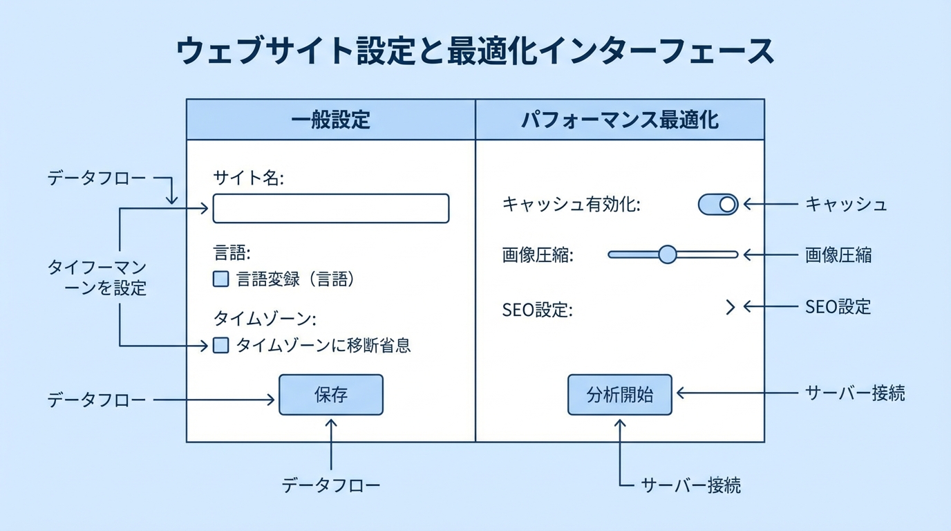 タイトル・メタディスクリプション最適化の設定画面