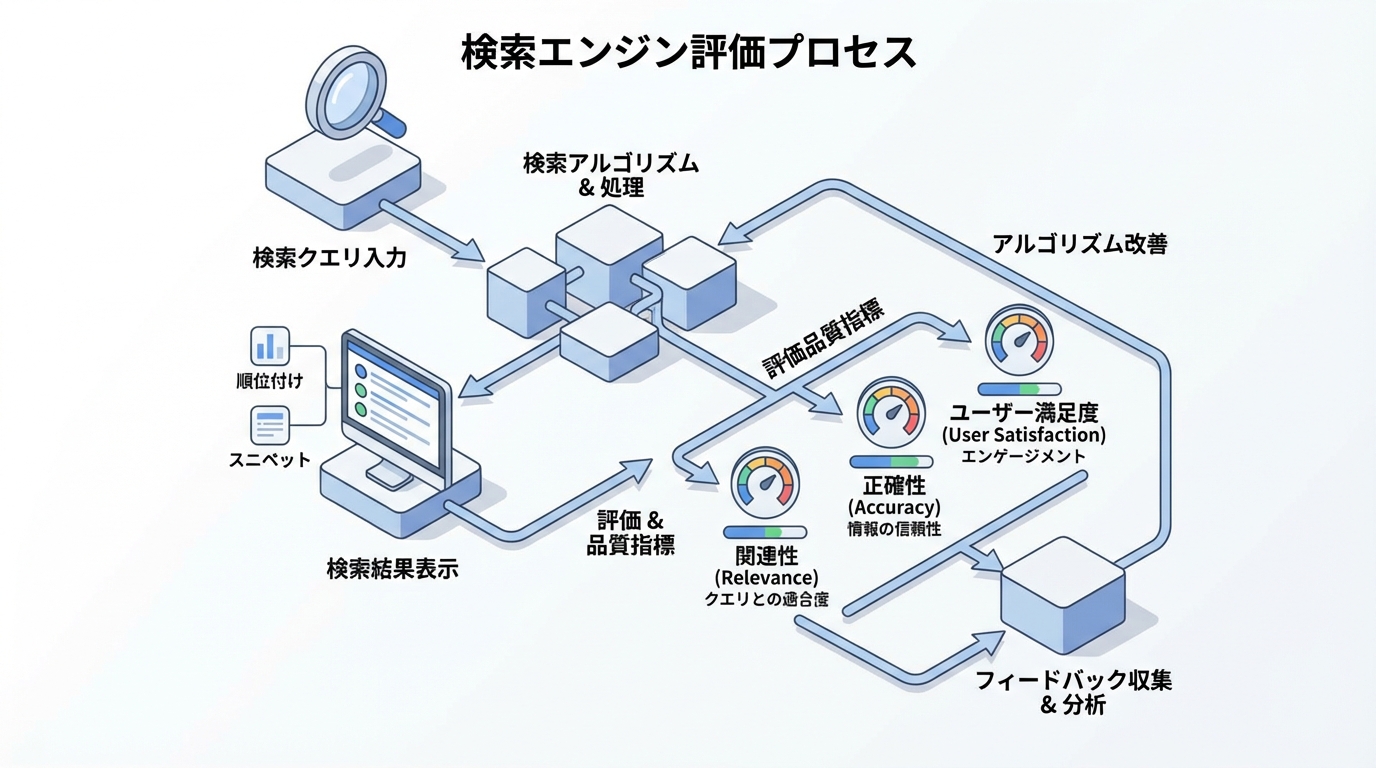 コンテンツ品質向上のための検索エンジン評価システム