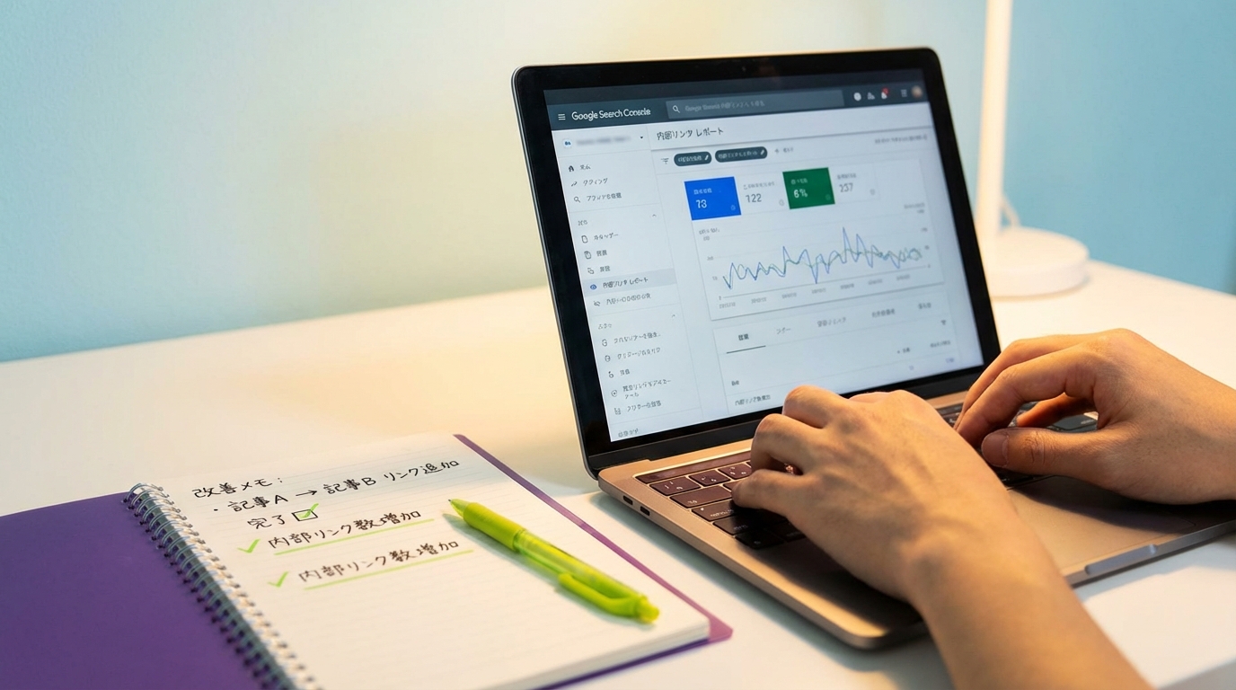 内部リンクの効果計測と改善に取り組むクローズアップシーン