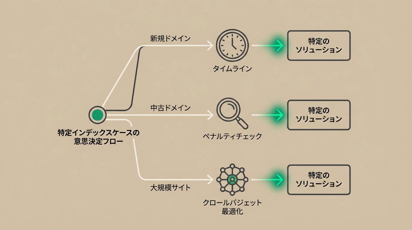 新規ドメイン・中古ドメイン・大規模サイトの特殊ケース別対処マップ
