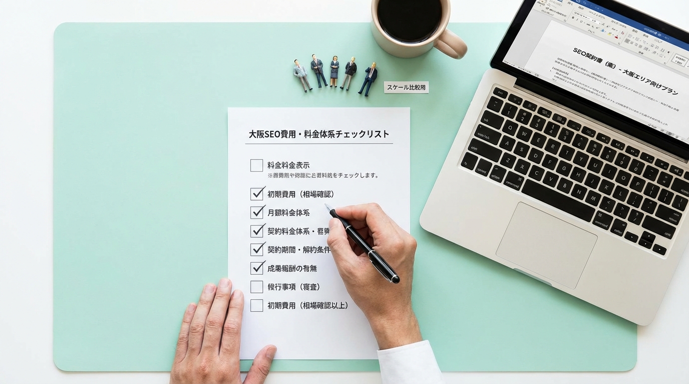 SEO契約前の確認チェックリストイメージ写真