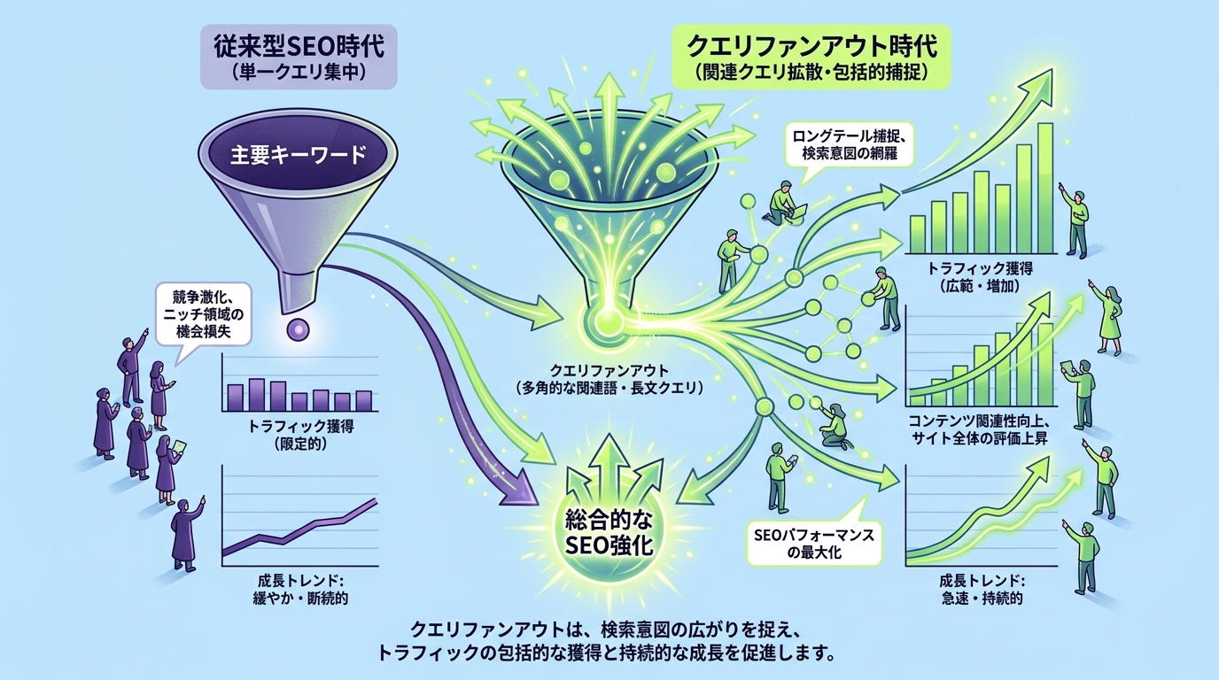 SEOへの影響をデータで示す俯瞰図