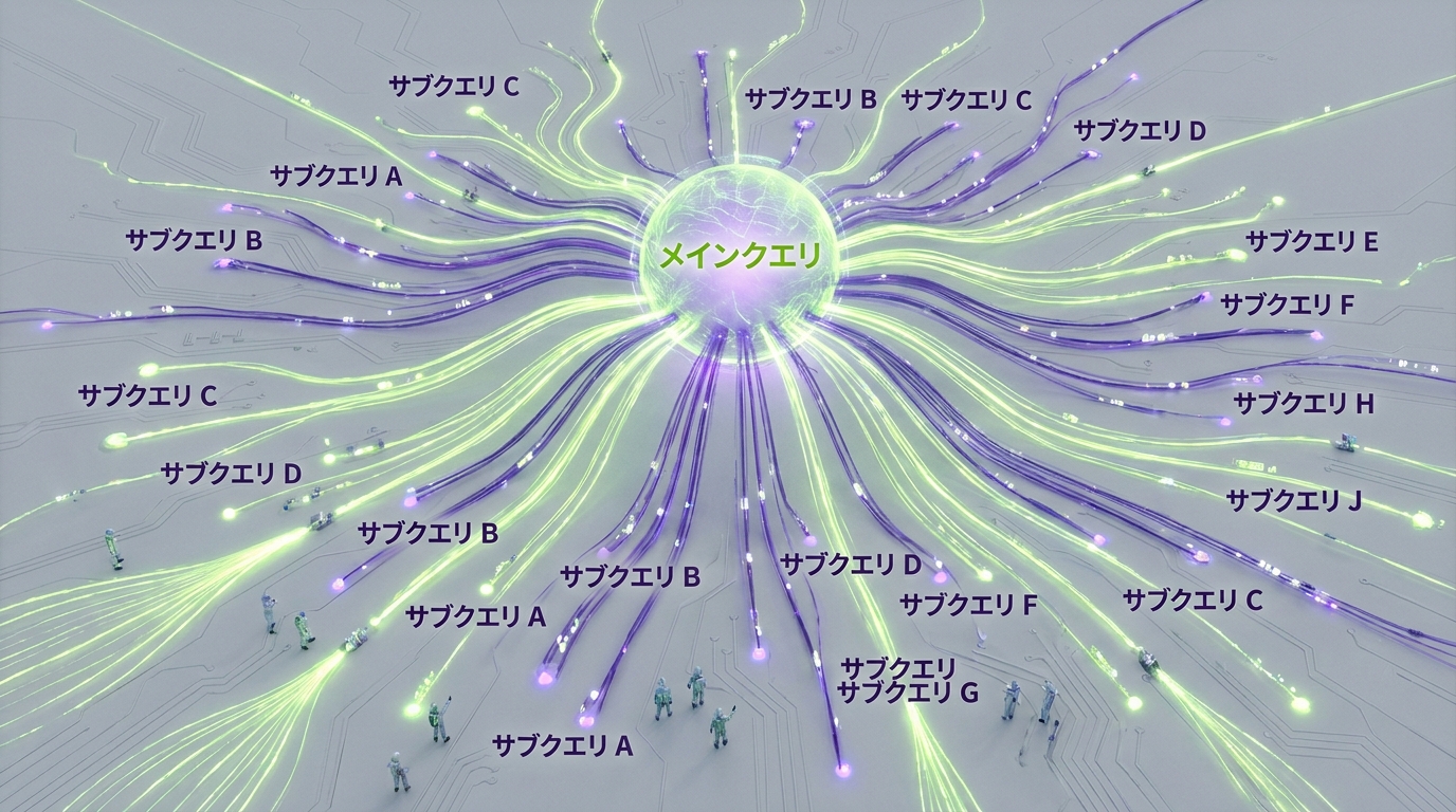 クエリファンアウトの基本概念図