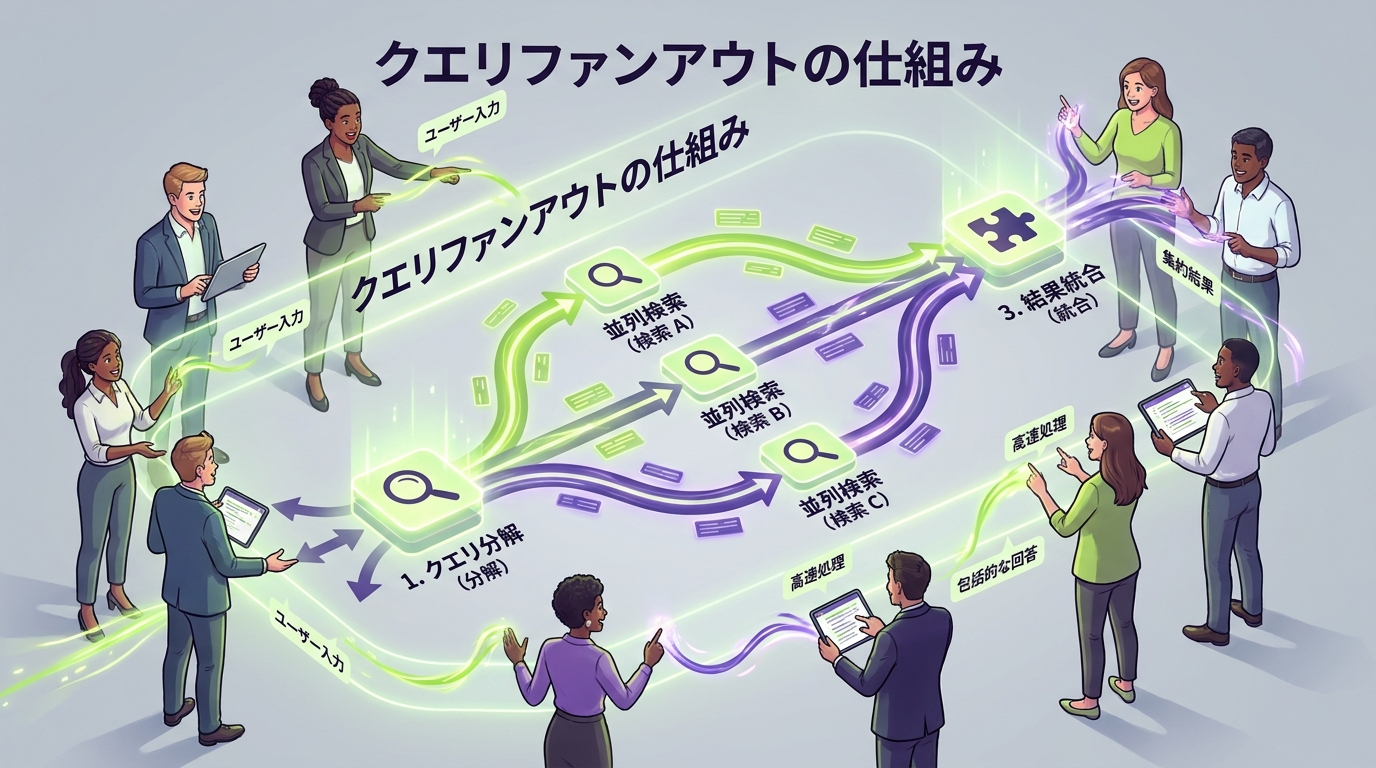 3ステップ処理フローの動的シーン