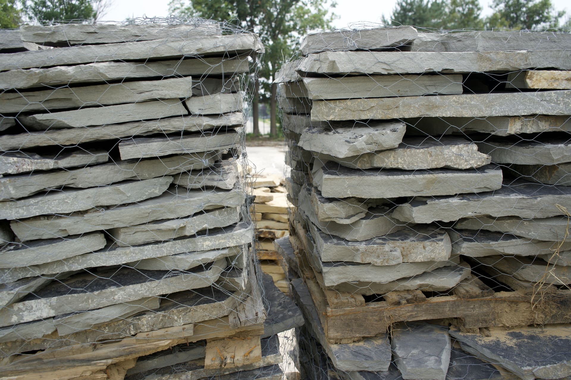 Blue Sandstone 2" Steppers
