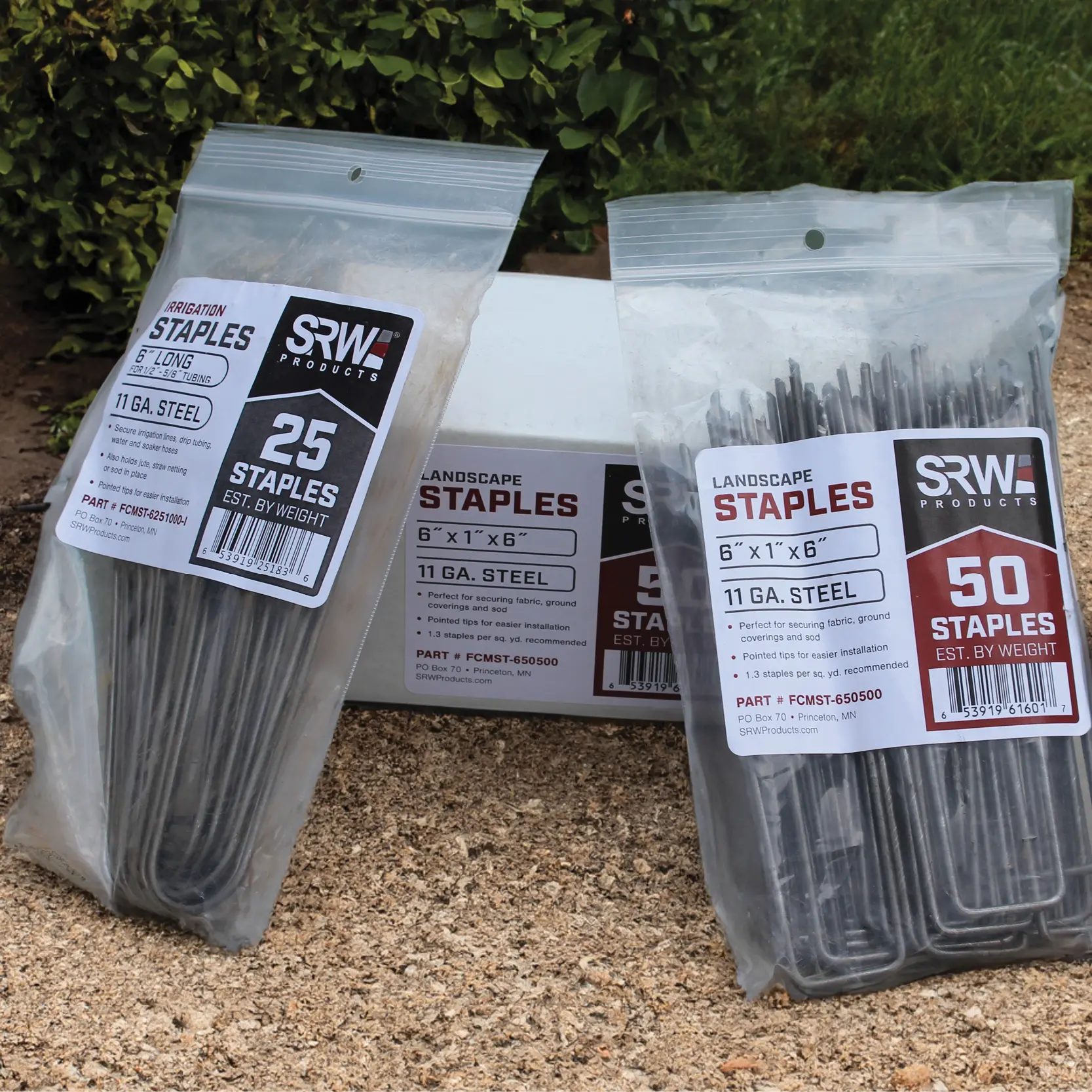 6" General Landscape Staples - SRW