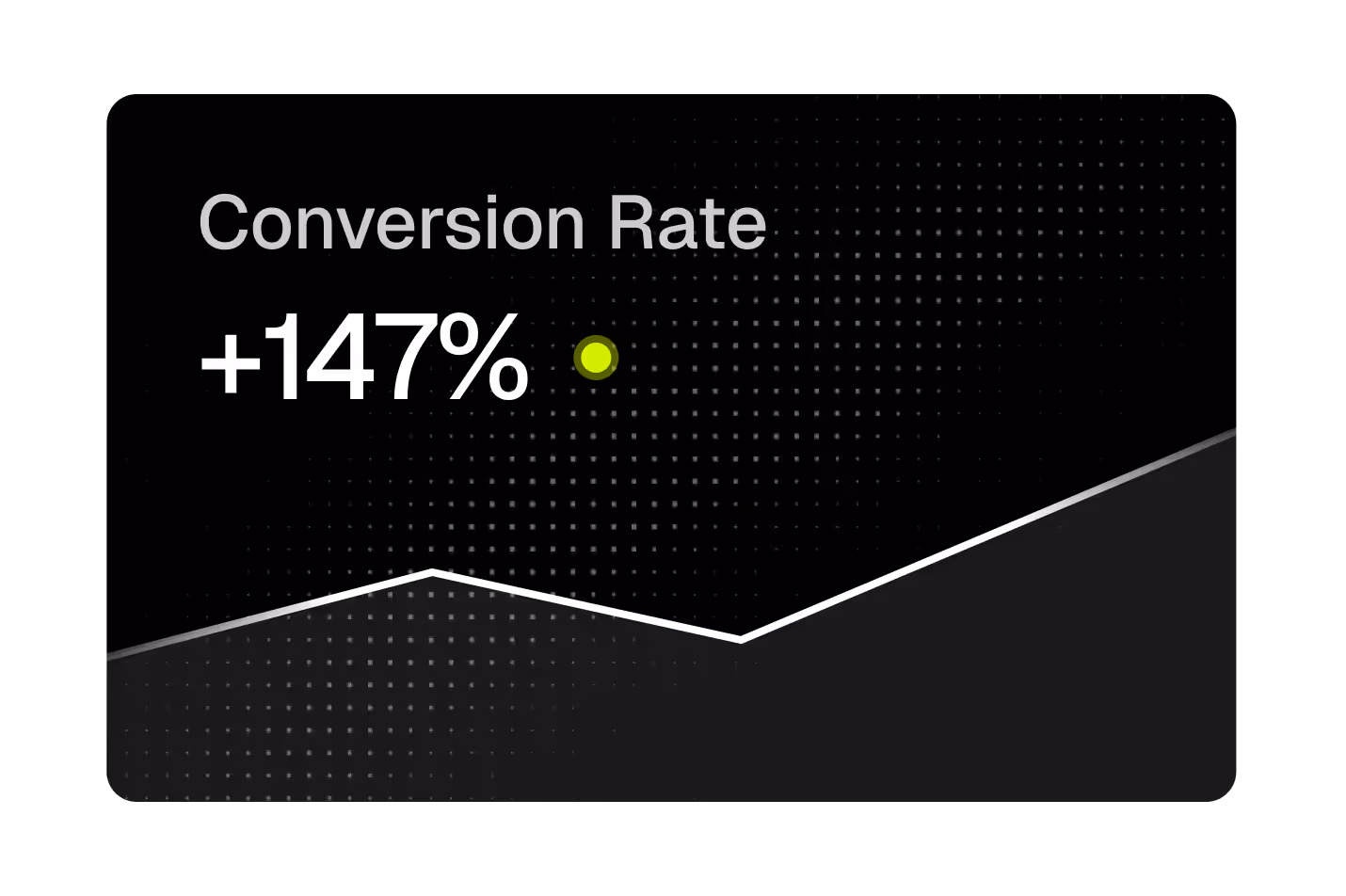 An image showcasing an increased conversion rate