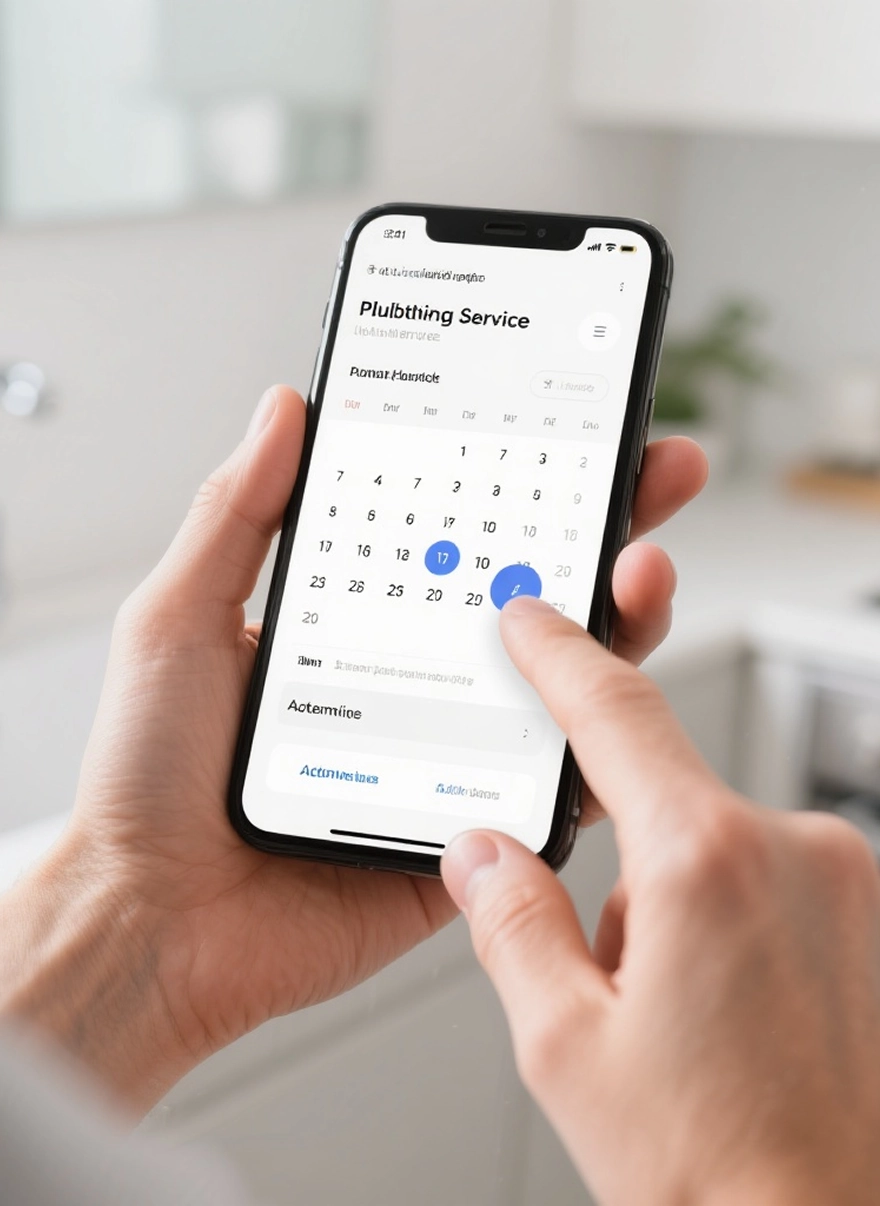 An Image of a phone in hand