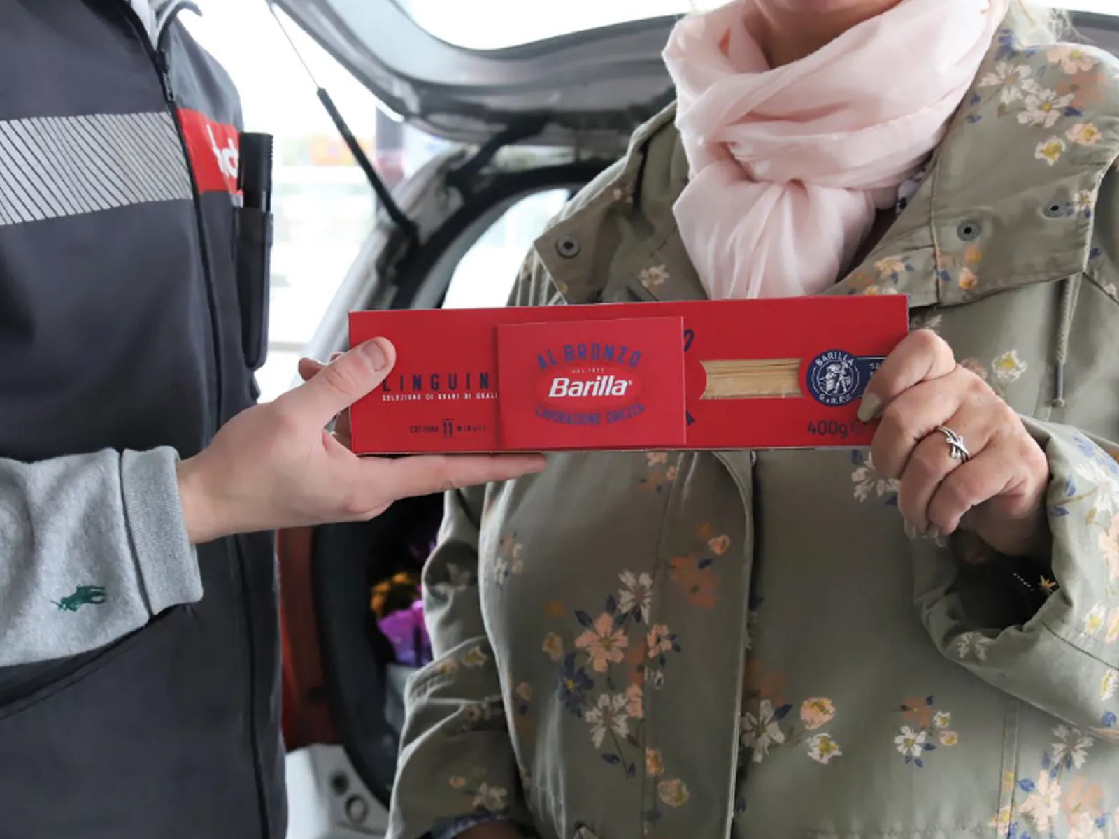 sampling barilla Auchan Leclerc chronodrive esampling drive