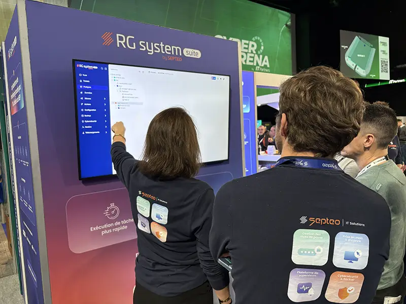 Démo de la nouveauté IA au salon IT Partners