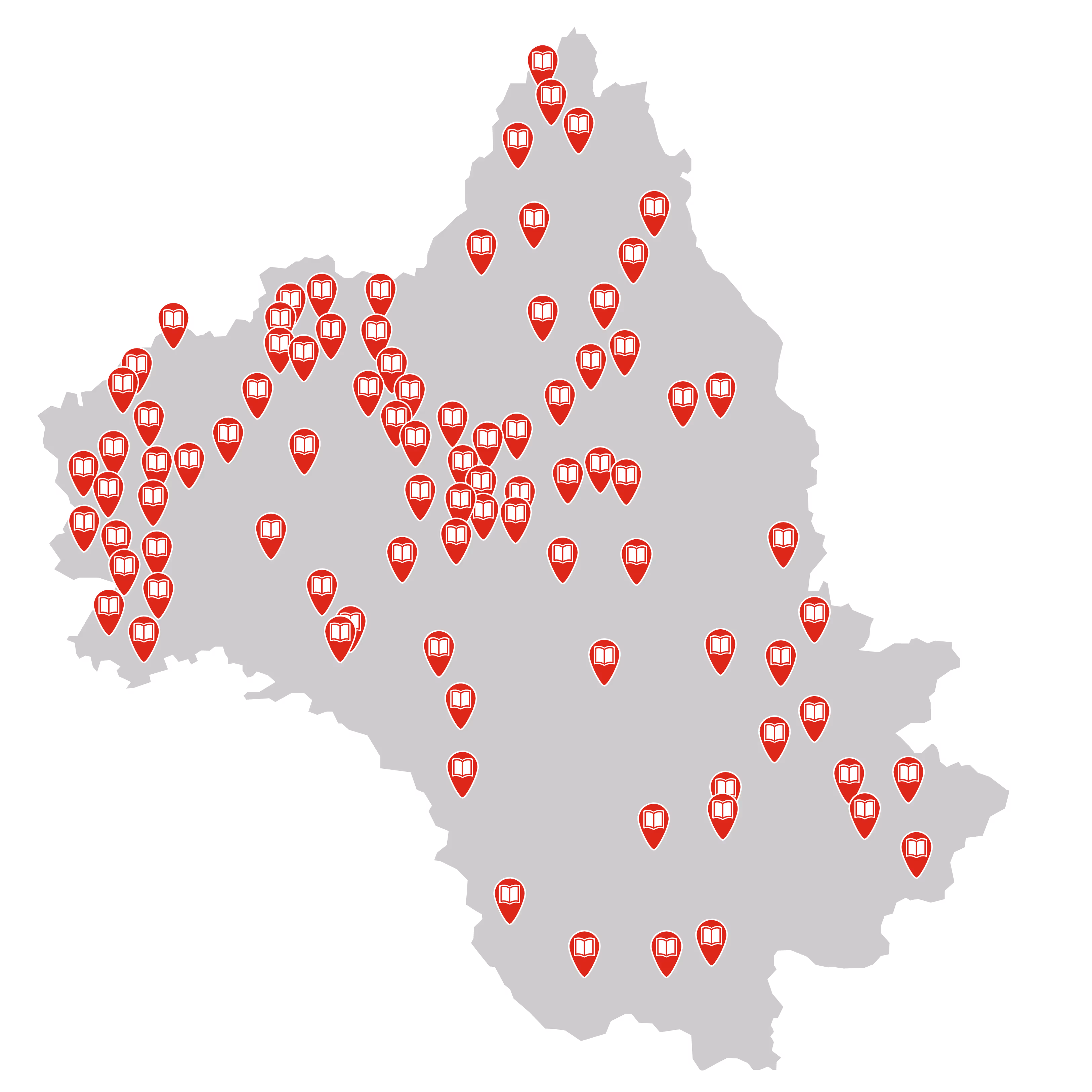 Carte distribution Atout Aveyron