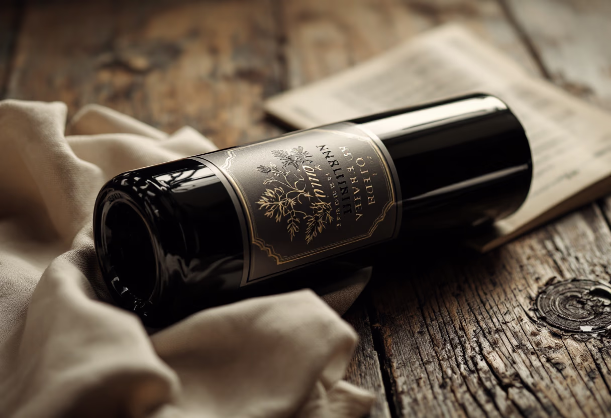 image of wine label