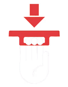 Pull Red Handle Illustration