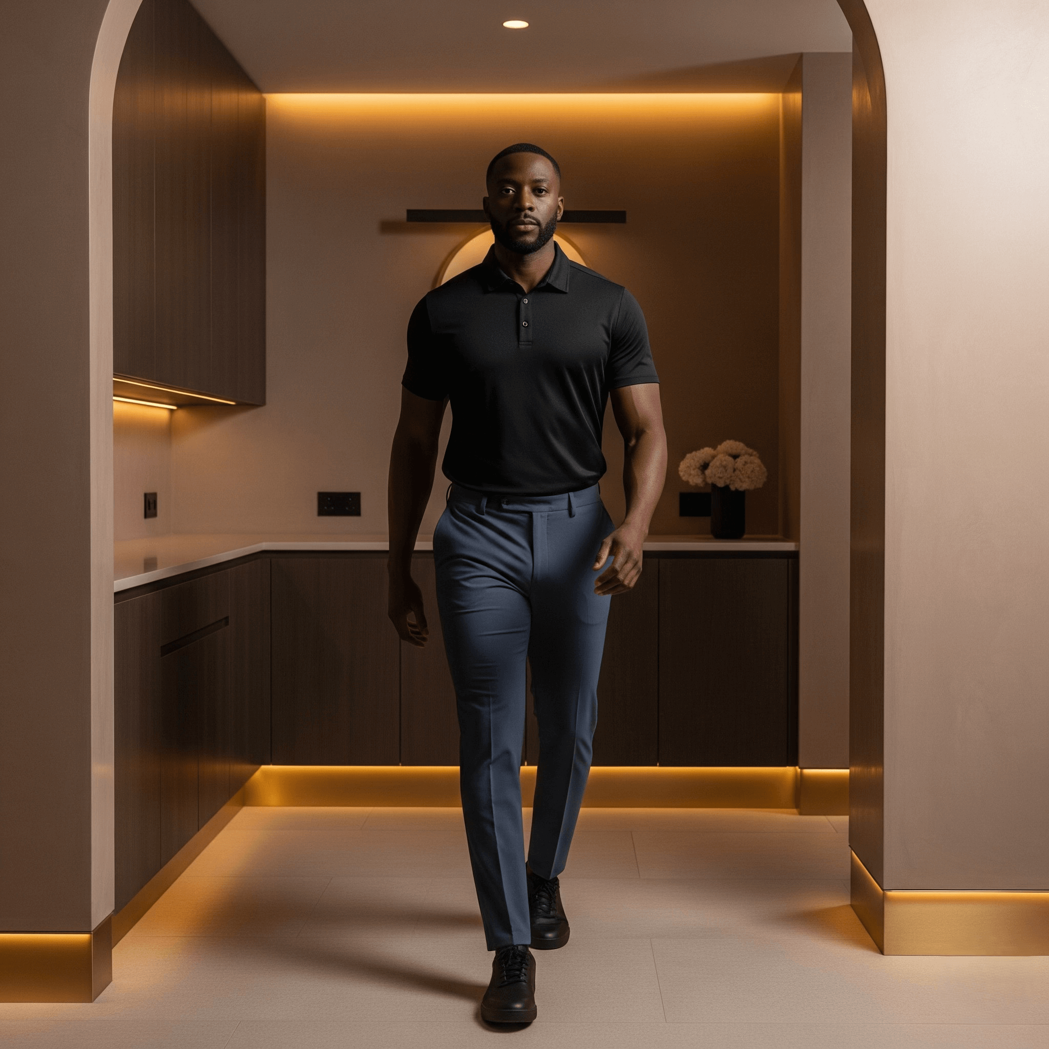 Man seated indoors with a soccer ball in natural light, representing Paragon’s musculoskeletal recovery expertise and regenerative treatment focus.
