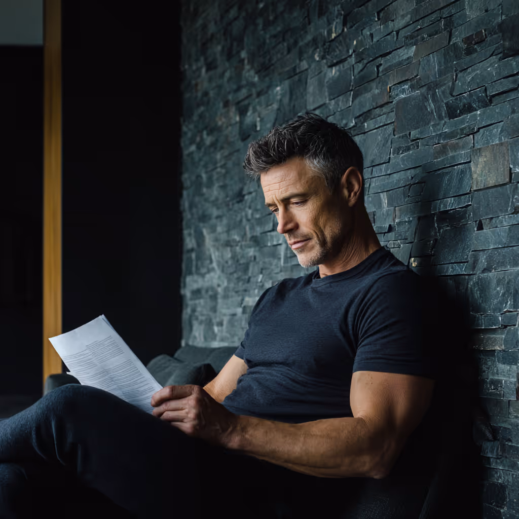 Patient consulting with Dr. Ched Garten at Paragon, symbolizing advanced non-surgical care for joint, tendon, muscle, and pain issues.