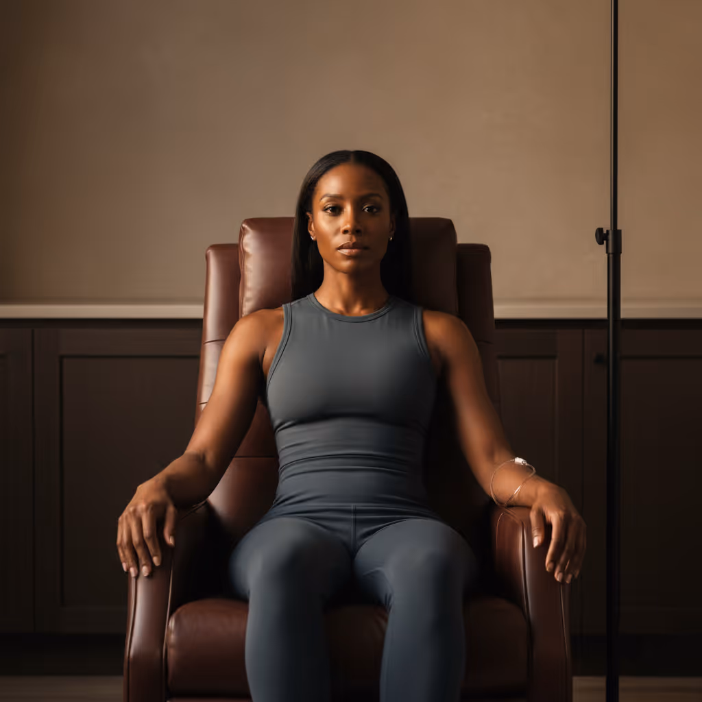 Patient consulting with Dr. Ched Garten at Paragon, symbolizing advanced non-surgical care for joint, tendon, muscle, and pain issues.