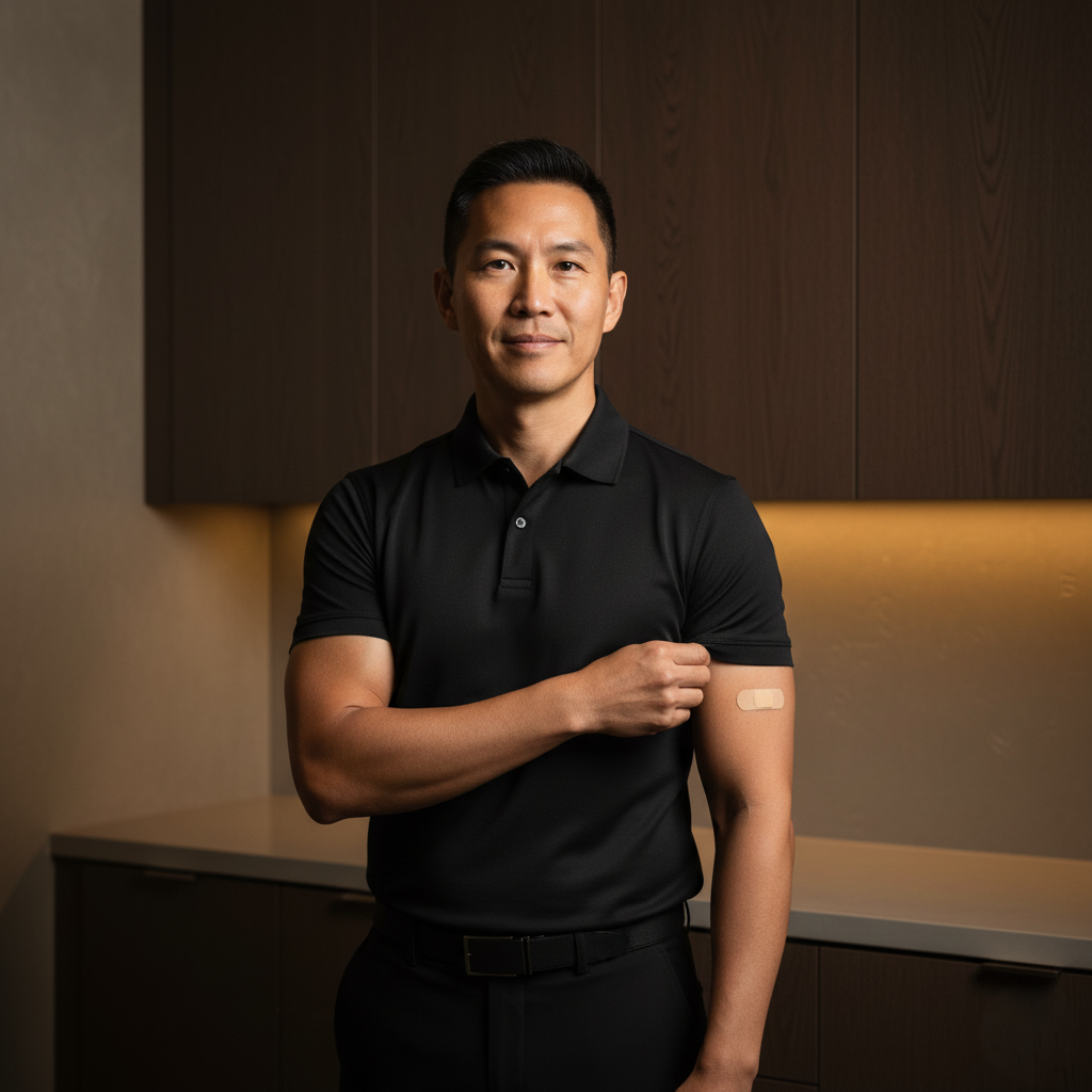 Patient consulting with Dr. Ched Garten at Paragon, symbolizing advanced non-surgical care for joint, tendon, muscle, and pain issues.