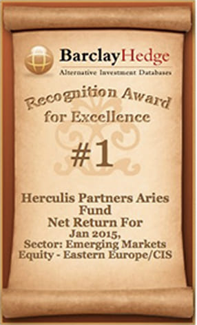 Barclay Hedge Recognition Award for Excellence