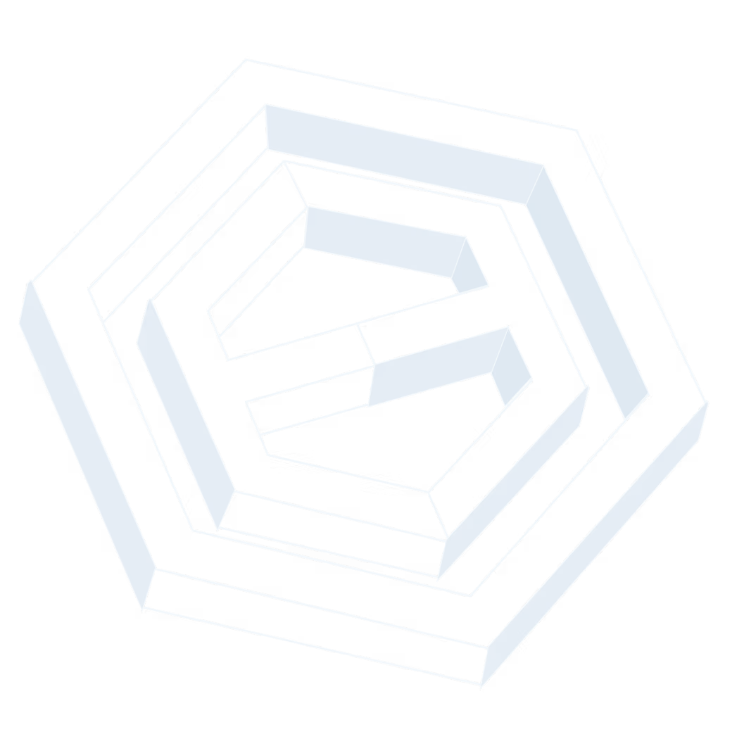 Blue coding 3D logo