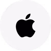 Apple company logo.
