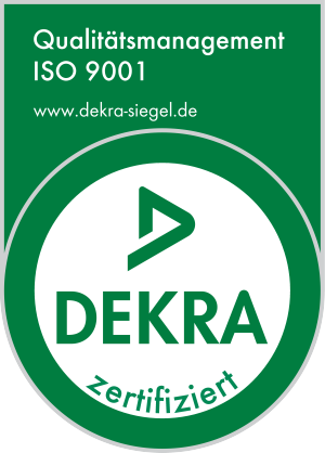 Dekra ISO 9001 Zertifizierung