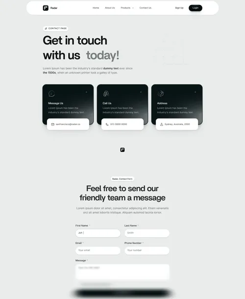 Contact overview image.