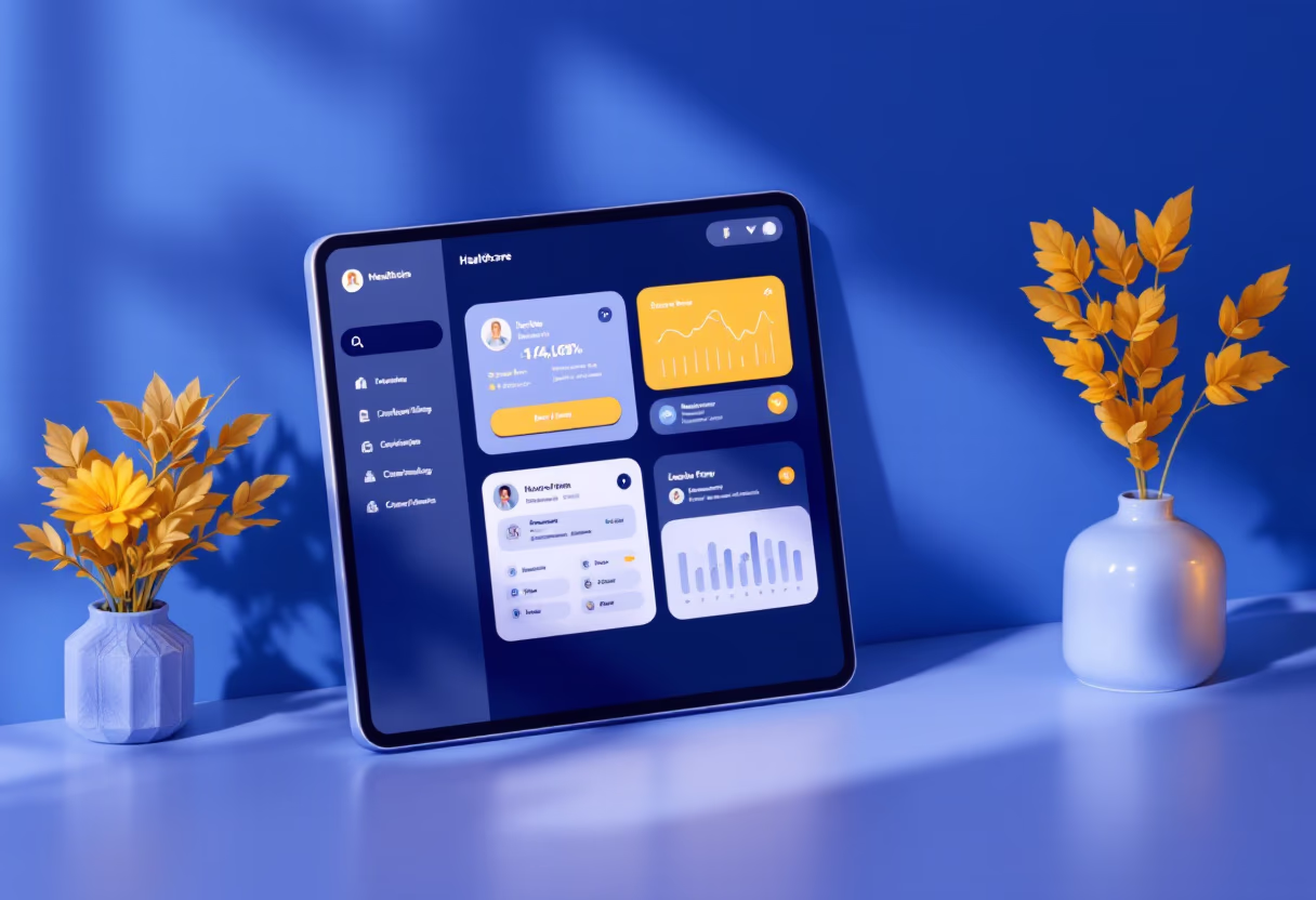 [interface] screenshot of an ai-driven healthcare application