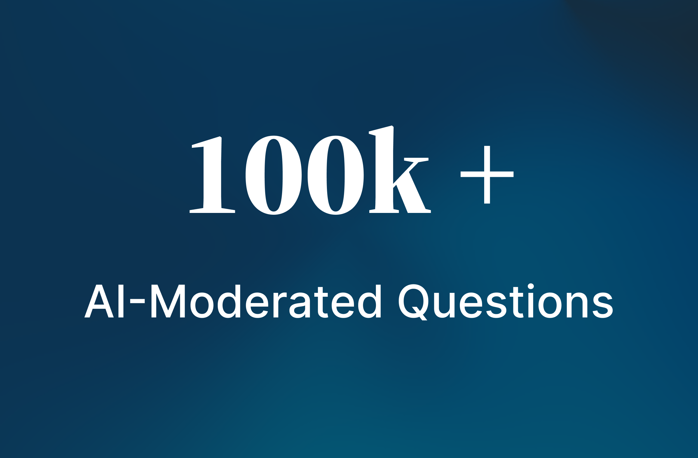Qualitate Crosses 100K AI-Moderated Questions to Experts