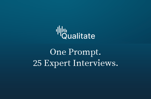 AI-Moderated Expert Interviews: From One Prompt to Completed Project