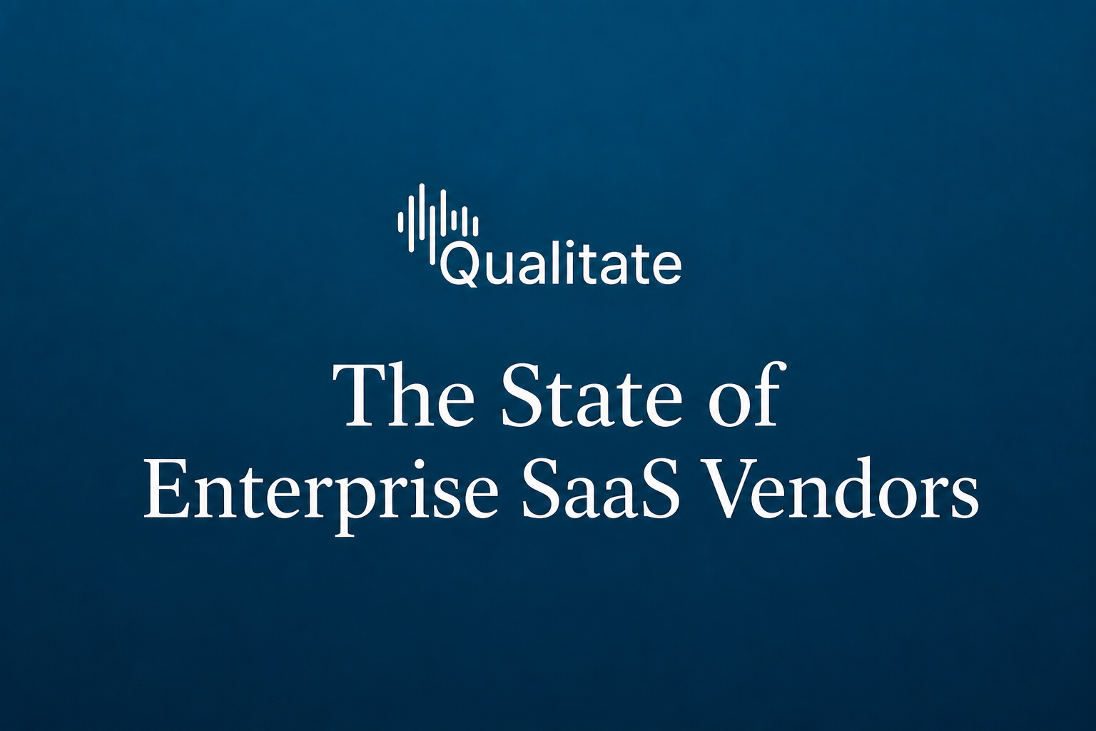 6 Charts on the State of Enterprise SaaS Vendors