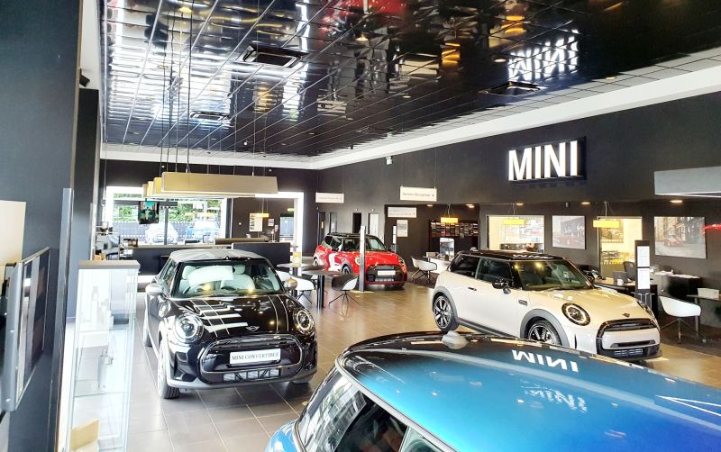 A Bright Solution team has fully refurbished a MINI dealership in London