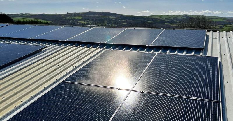 A Bright Solution team installed a solar panels on a industrial building in London