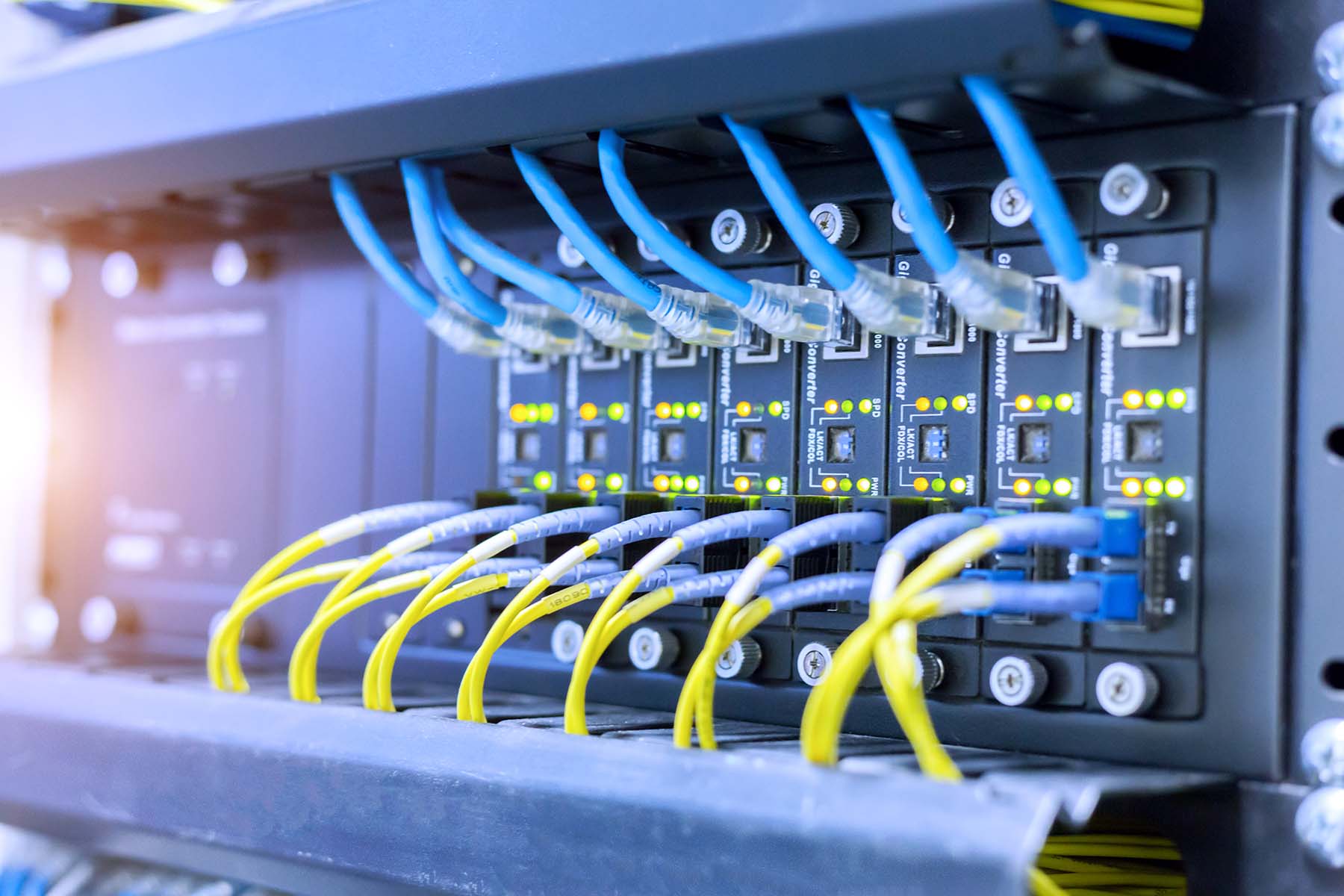 A Bright Solution electrical team installed a data panel for a industrial client in London.