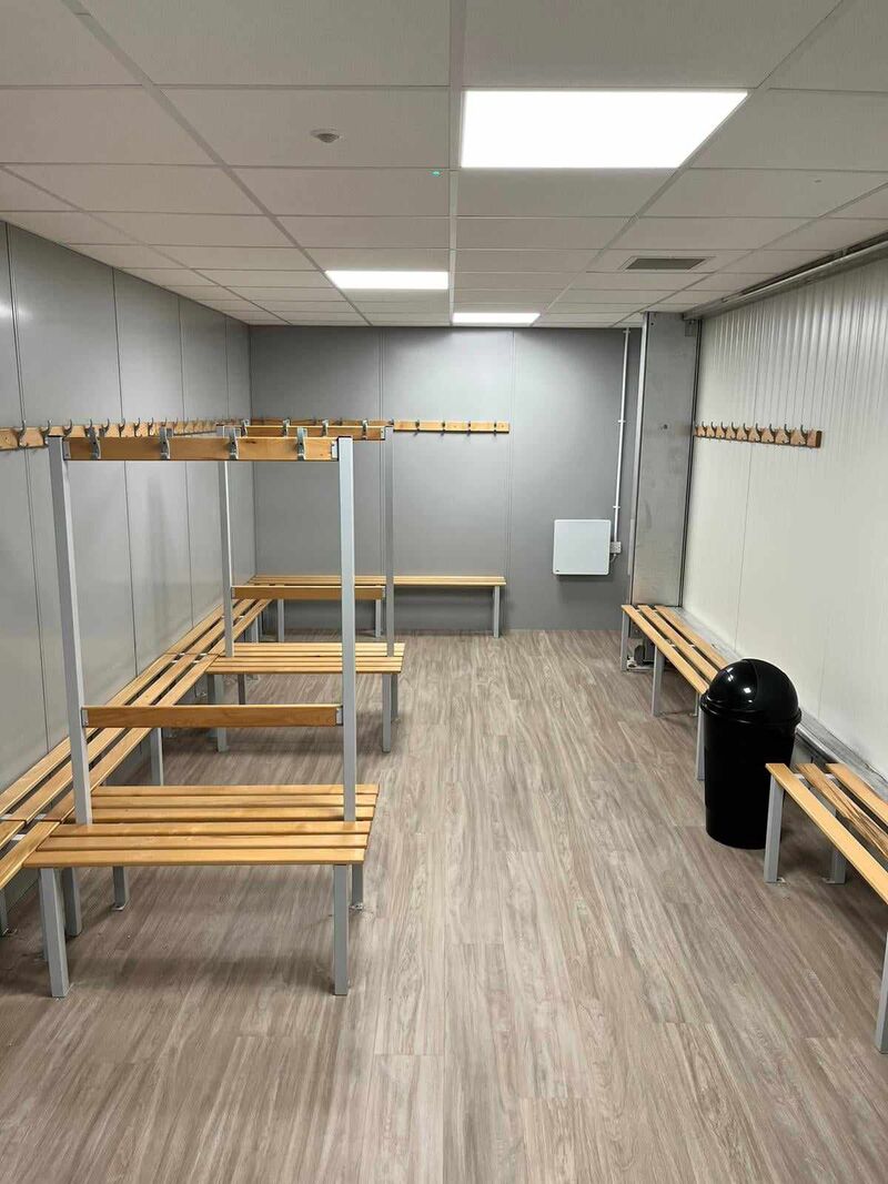 A Bright Solution fully refurbished a changing room for a military centre in London