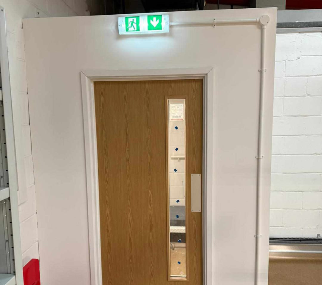 A Bright Solution team installed safety doors for a office building in London