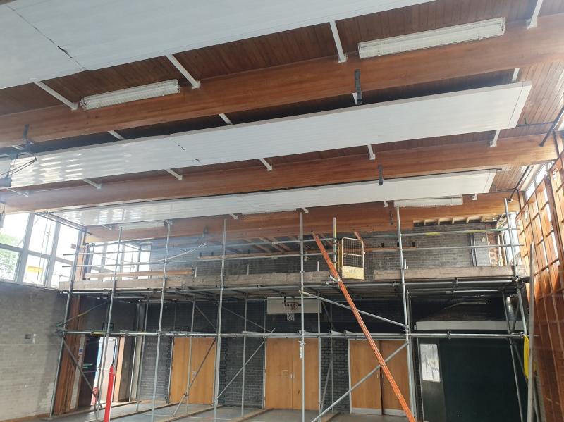 A Bright Solution team fitted out a sports centre in London