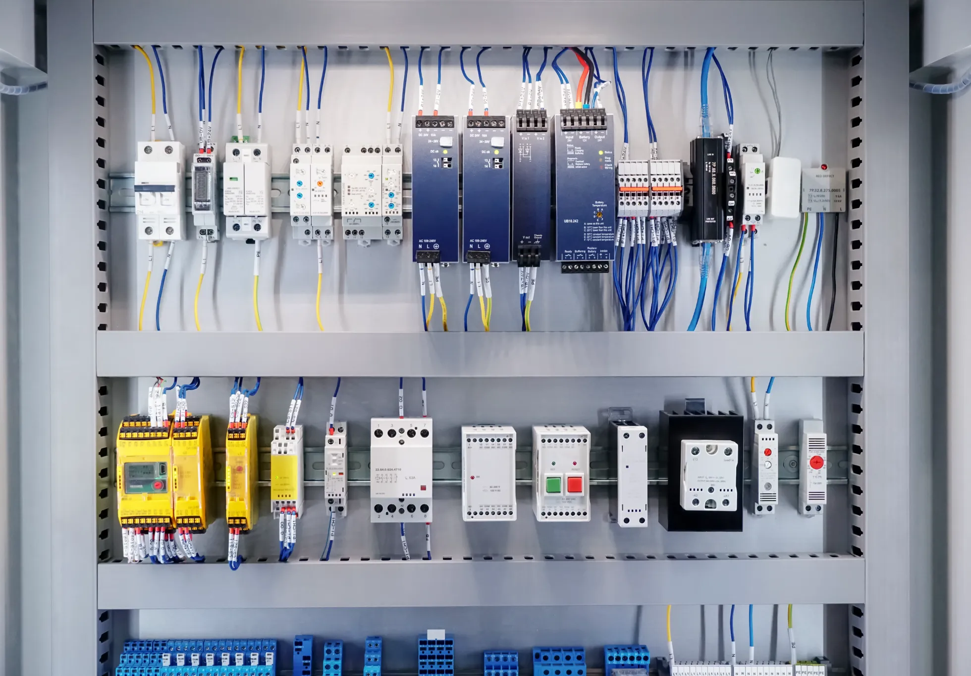 A Bright Solution installed a professional electrical board in a commercial building