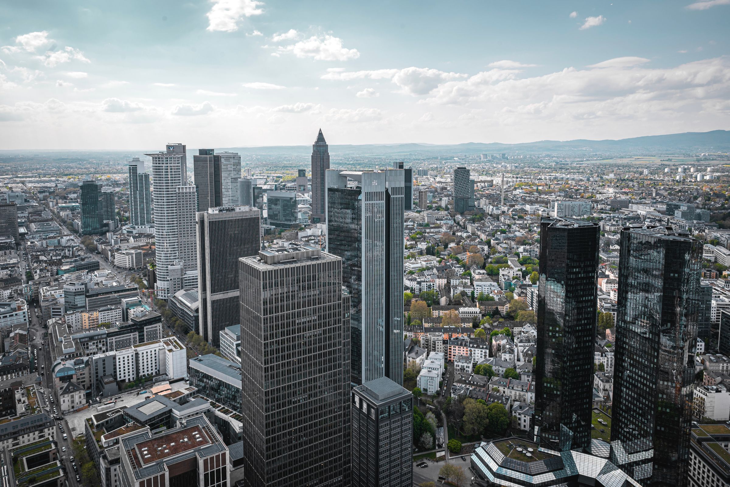 Skyline von Frankfurt am Main, Deutschland