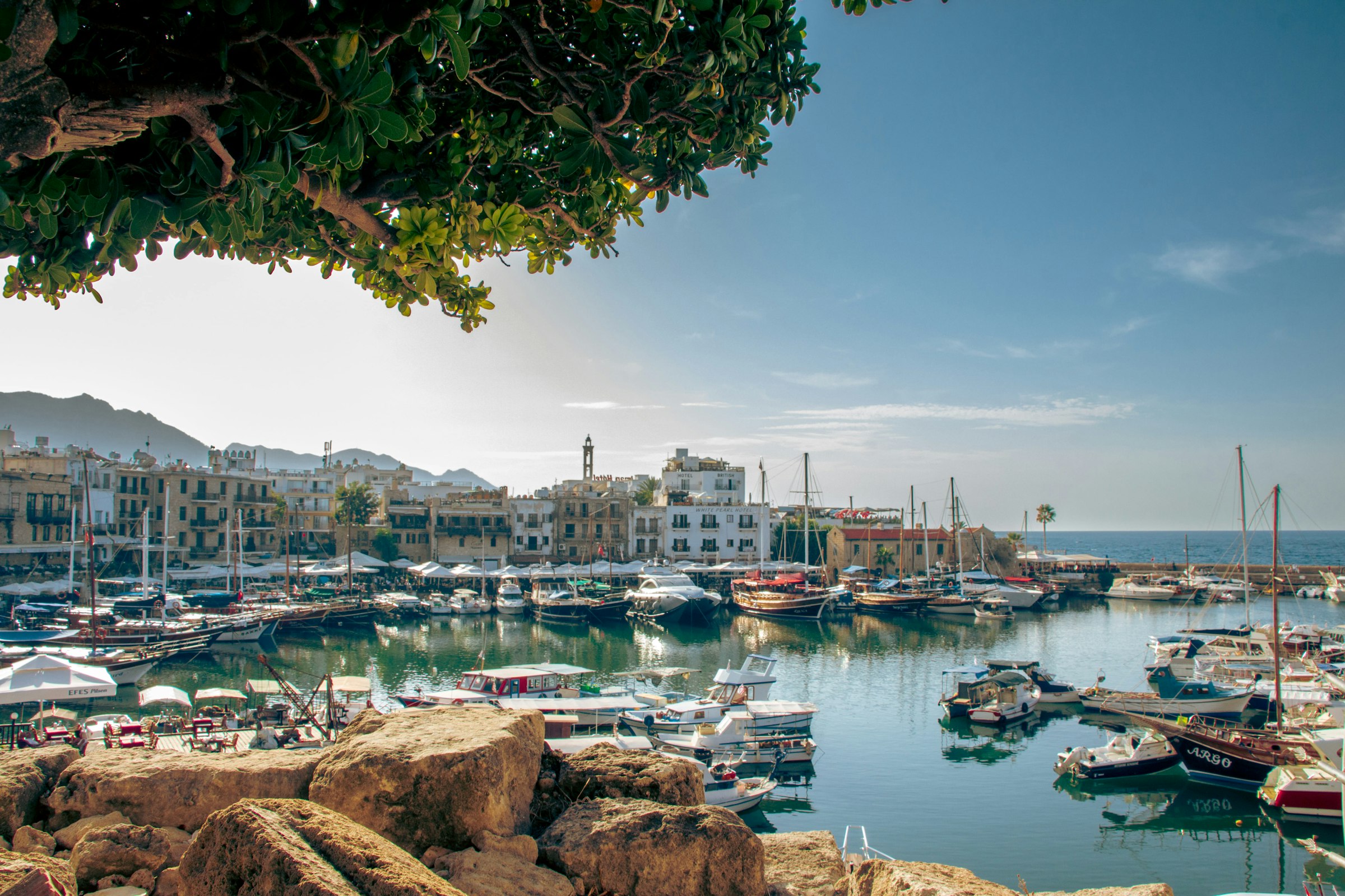 Hafen und Burg von Kyrenia (Girne), Nordzypern