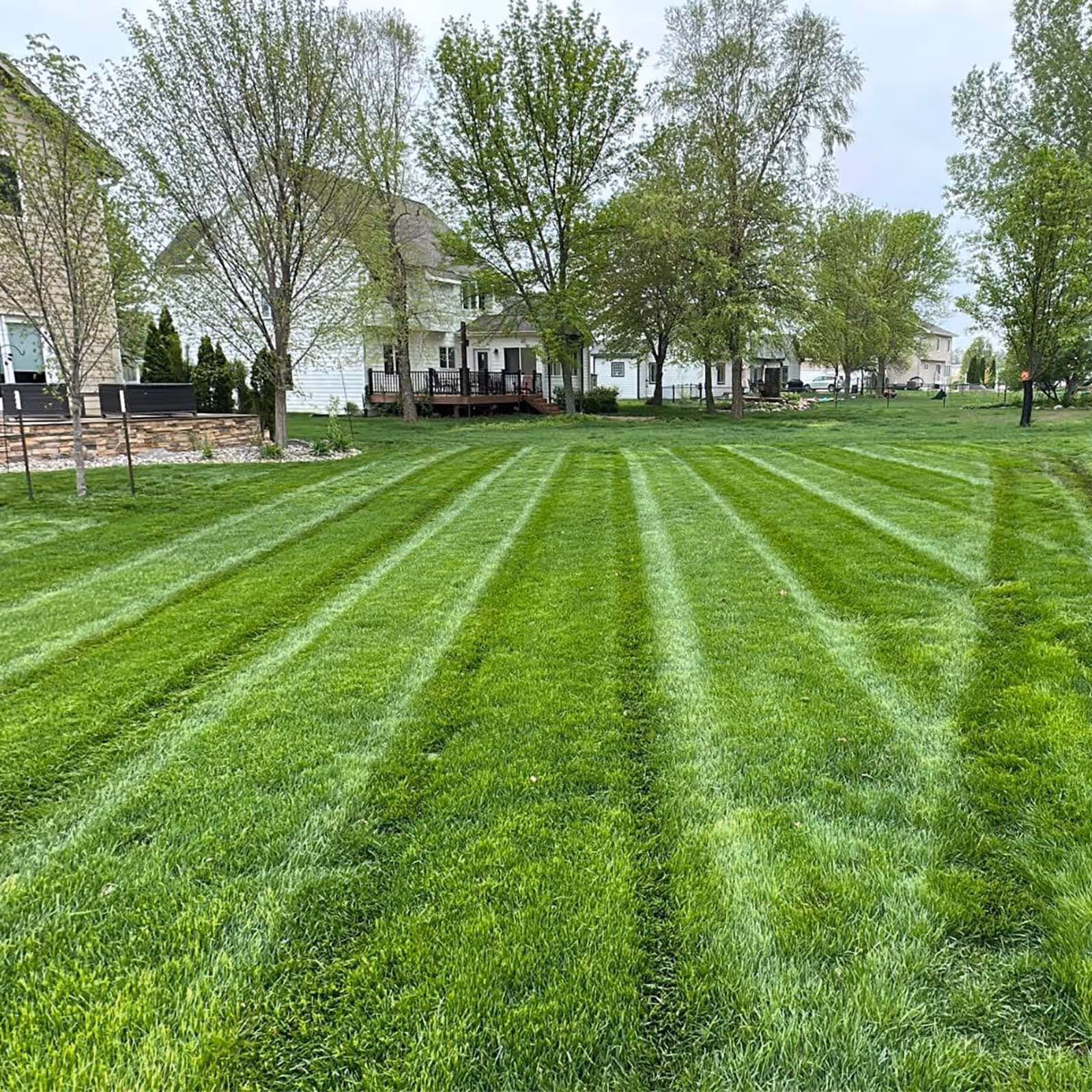 Lawn edging and trimming by Vargas Lawn Care Services