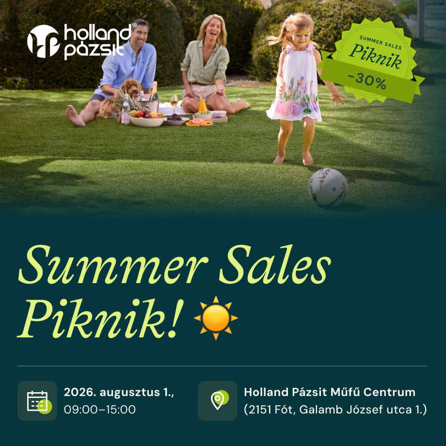Holland Pázsit Summer sales piknik