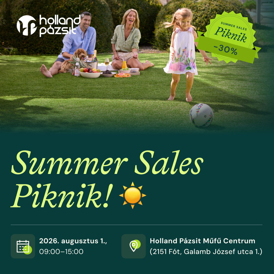 Holland Pázsit Summer sales piknik
