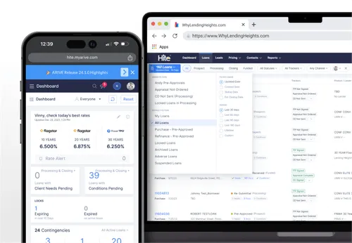 ARIVE iPhone & Desktop Mockup Image