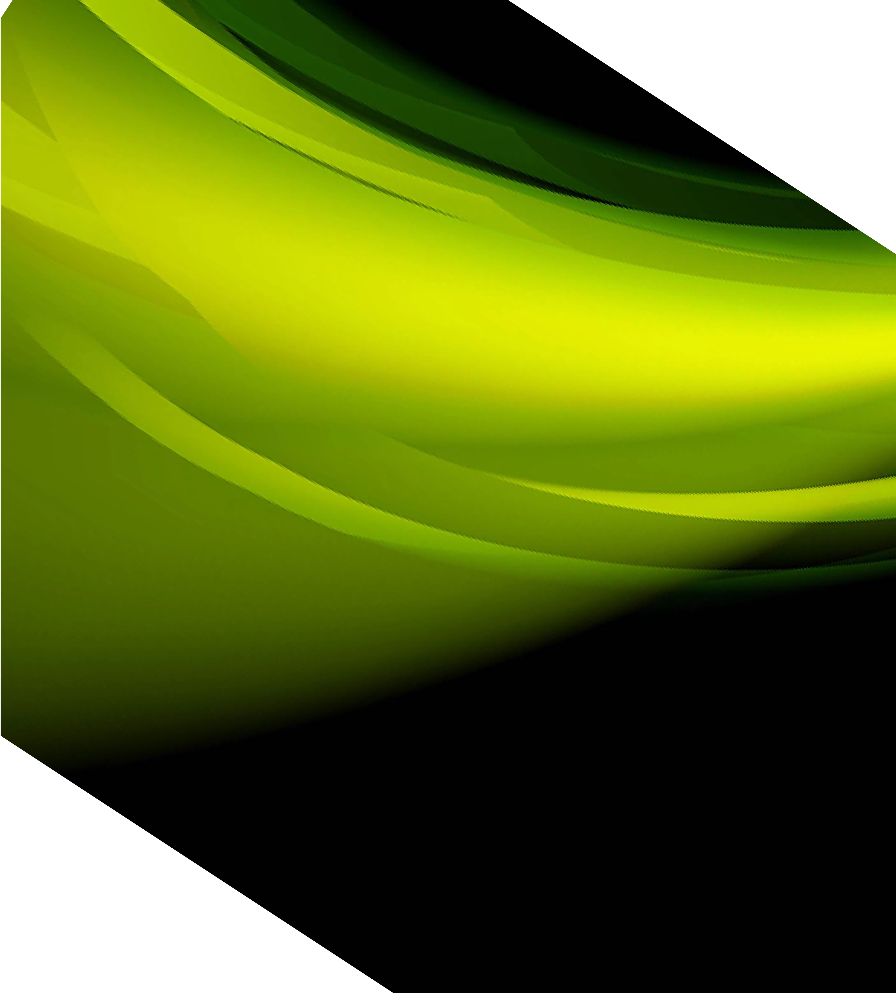 Abstract green background with smooth wave-like shapes.