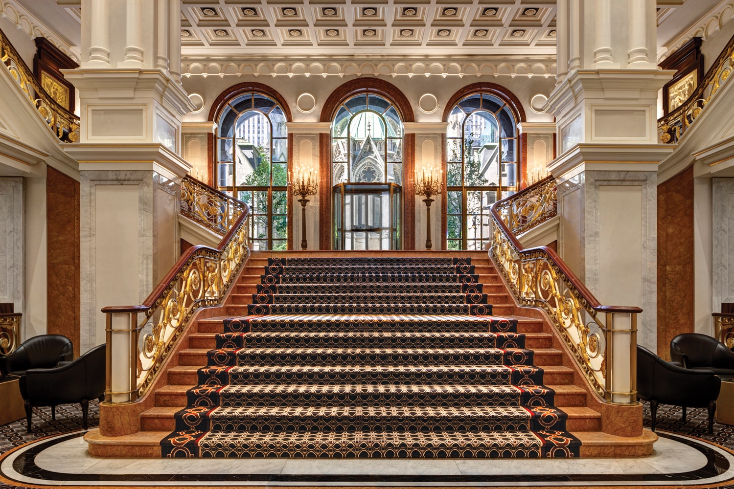 An image of the Lotte New York Palace Hotel Interior Stairwell