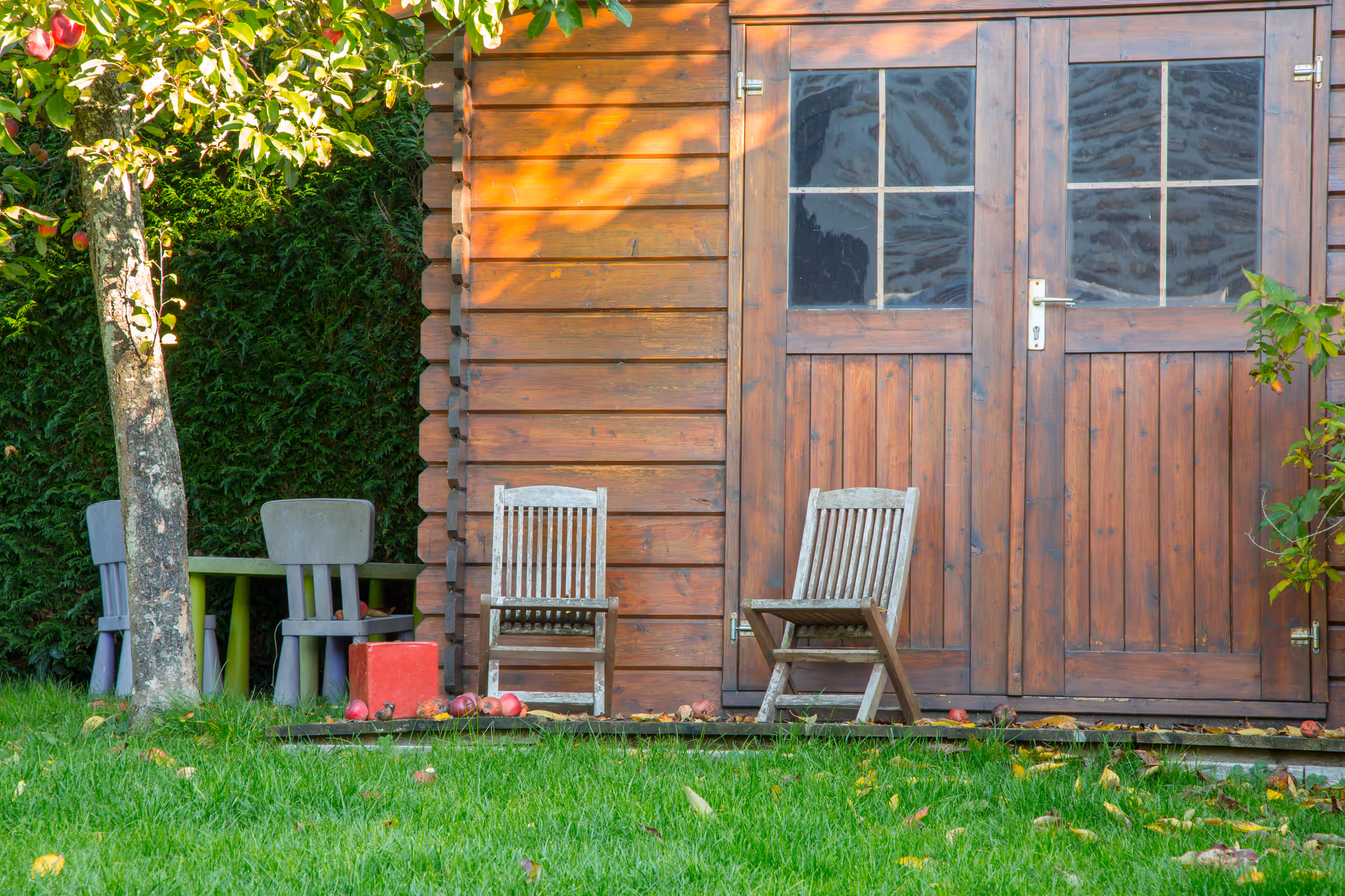 photo d'un abri de jardin fait par Brovert