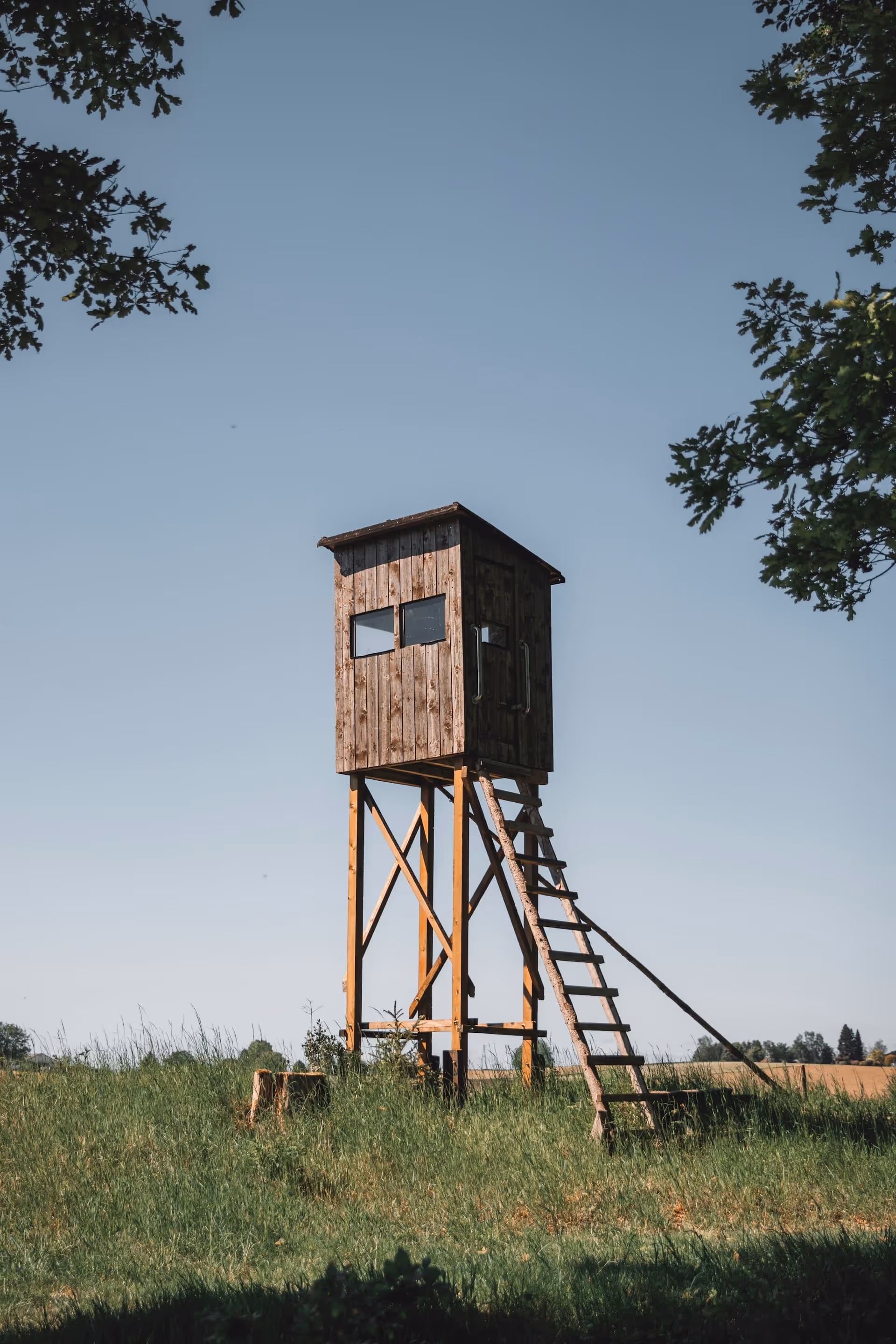Photo d'une cabane en bois fait par Brovert