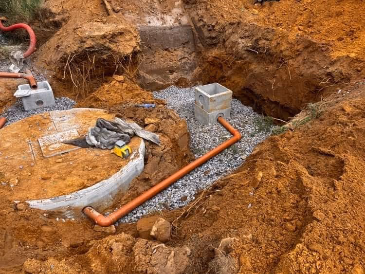 Raccordement d'une cuve fait par Brovert